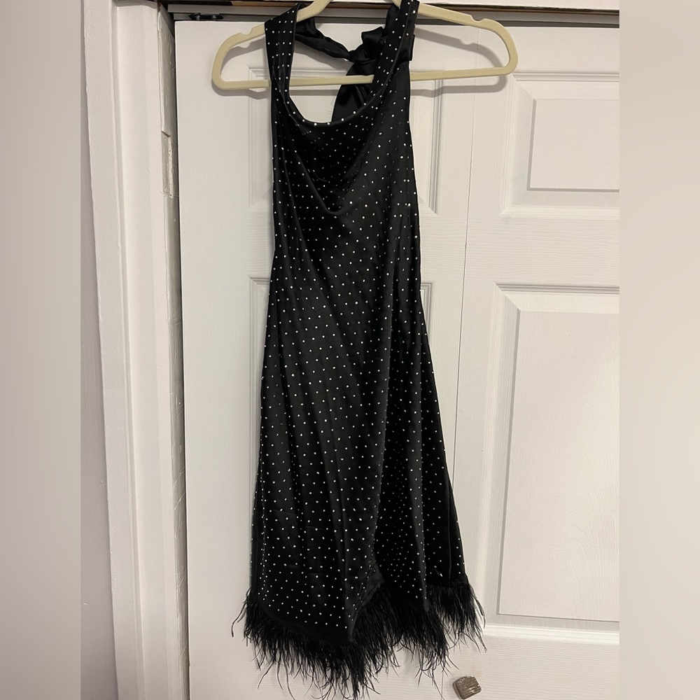 WeWoreWhat cowl neck, backless dress, medium